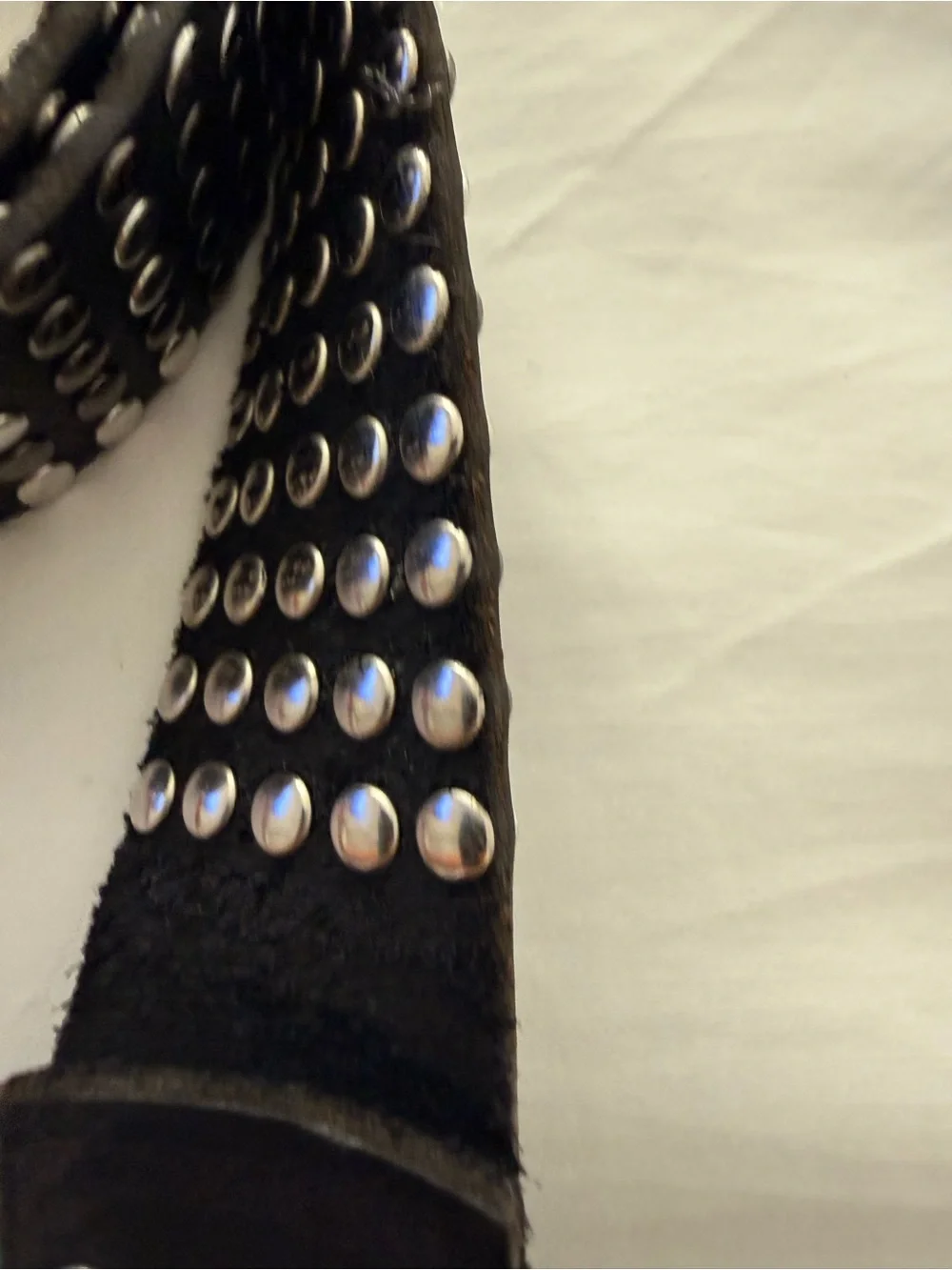 Italian Leather Stud Belt